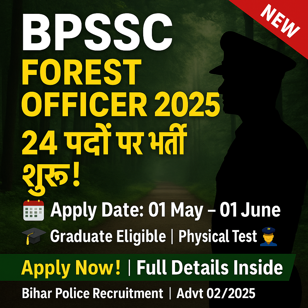 BPSSC Range Officer of Forest Recruitment 2025